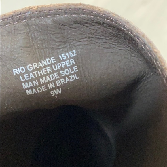 Vintage Rio Grande Leather Riding Boots Brazil 9 - Picture 5 of 5